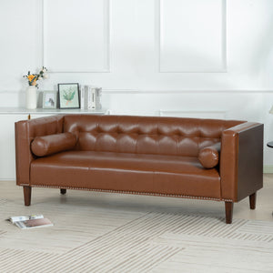 78.74\\\" Wooden Decorated Arm 3 Seater Sofa