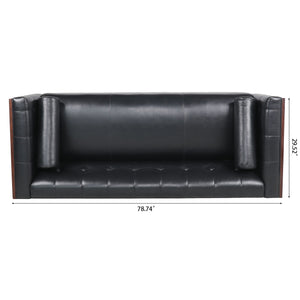 78.74\\\" Wooden Decorated Arm 3 Seater Sofa