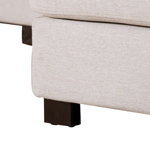 U-Shaped Sofa with Removable Ottomans - 3 Pieces