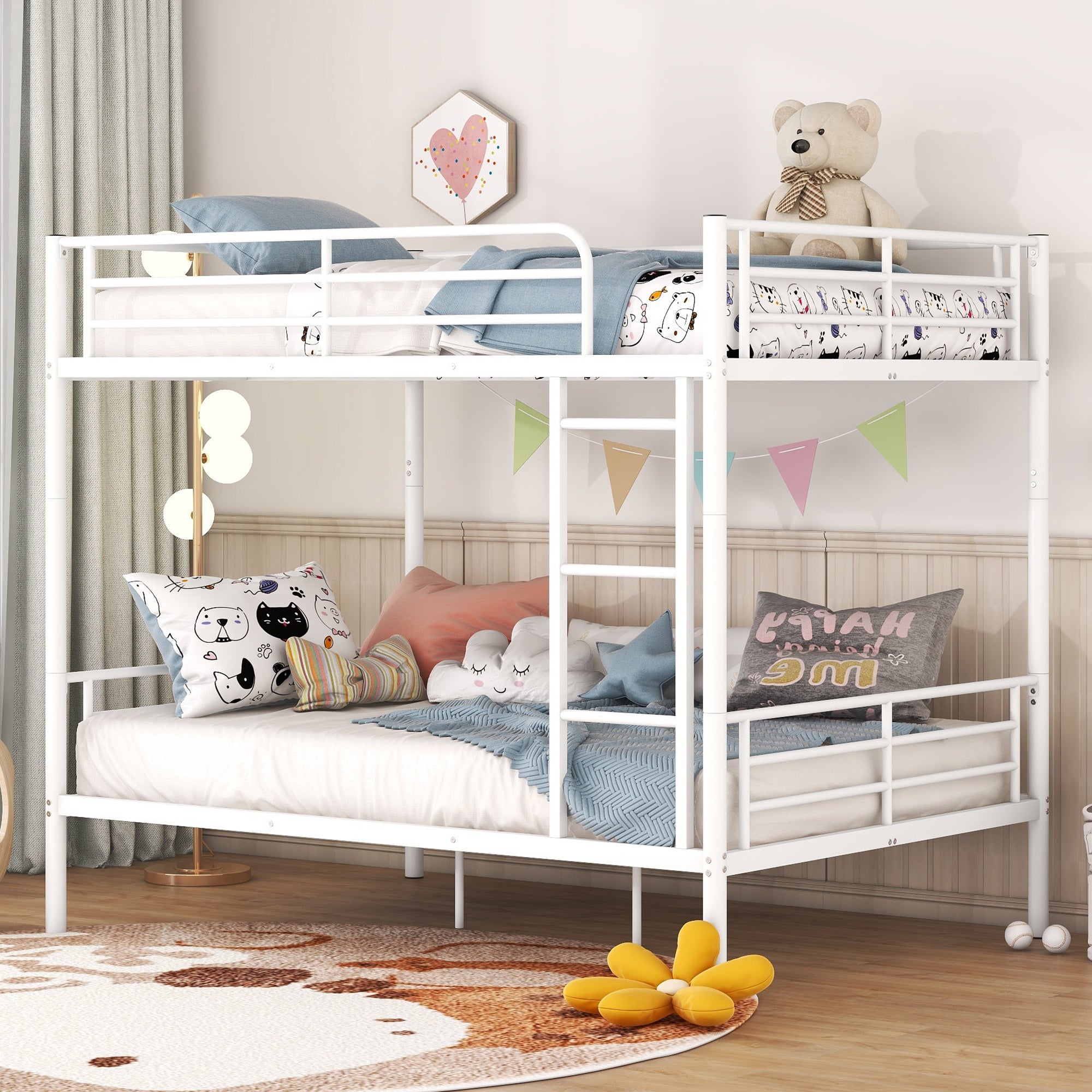 Full Over Full Metal Bunk Bed