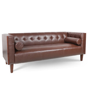 78.74\\\" Wooden Decorated Arm 3 Seater Sofa