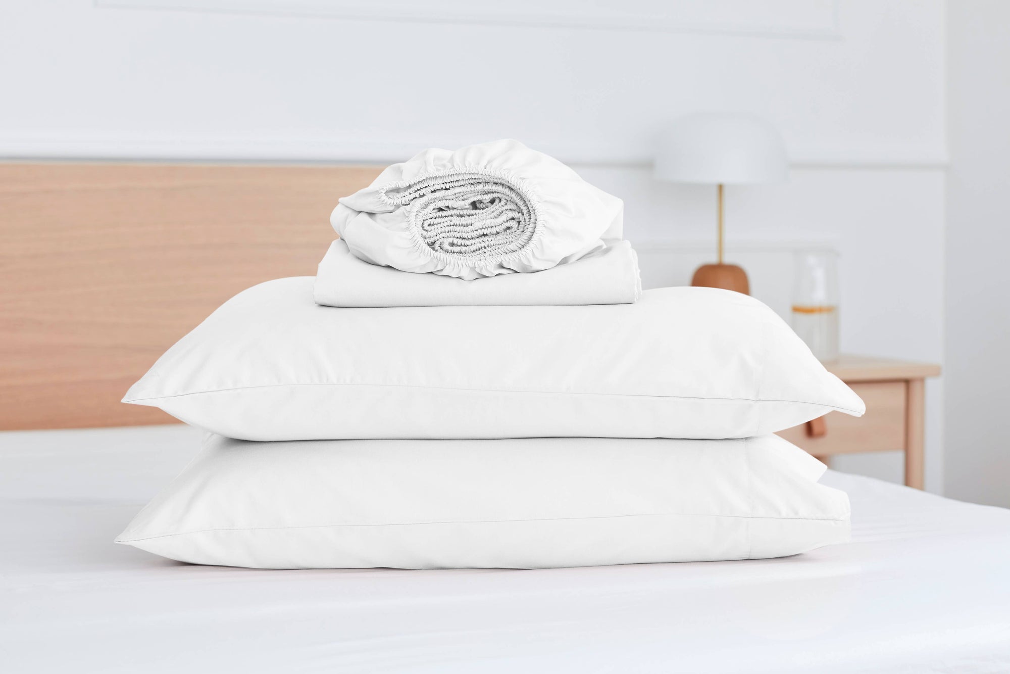 Five Looms Classic Percale 100% Cotton Bed Sheets Set